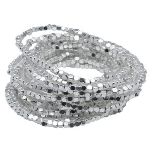 90 AVA B50002.20 Bracelet a perles empilable extensible en etain argente au 925 Sterling.jpg