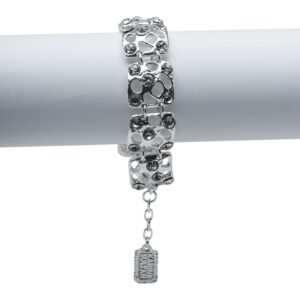 1792 B56031.21 Bracelet argente au 925 Sterling avec des carres troues et avec des cristaux.jpg