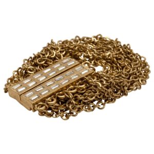 1982 B50184.31 Bracelet dore a lor fin 24 carats compose de plusieurs chaines.jpg