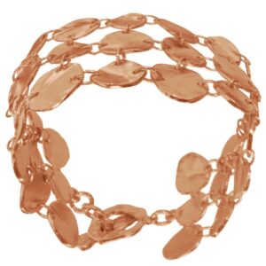 2004 thickbox default B06534.50 Bracelet dore a lor rose fin 24 carats avec trois rangees de disque.jpg