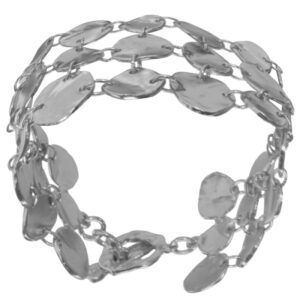 2005 thickbox default B06534.20 Bracelet en etain argente au 925 Sterling Mat avec trois rangees de disque.jpg