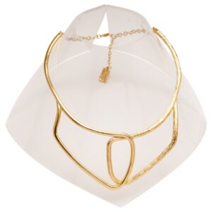 2029 thickbox default N58035.10 Collier etain dore a lor fin 24 carats avec un dessin de geometrique.jpg