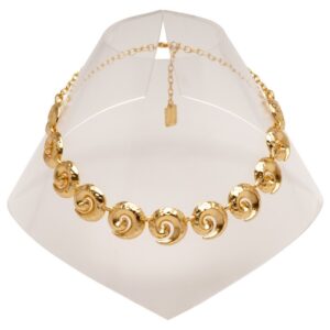 2630 thickbox default N60015.10 Collier en etain dore a lor fin 24 carats avec des tourbillons.jpg