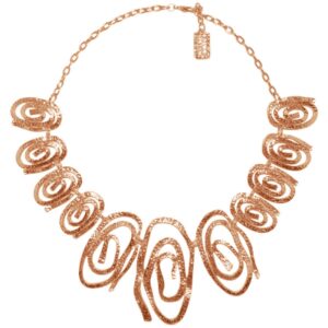 3881 thickbox default N08128.50 Collier dore a lor rose fin 24 carats avec des tourbillons de forme ovale.jpg