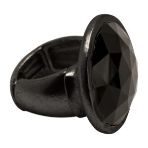 429 thickbox default R50603.73 Bague etain couleur hematite avec grand cristal noir.jpg