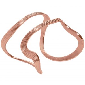 4383 thickbox default B63016.50 Bracelet etain dore rose a lor fin 24 Carats de forme sculptee.jpg