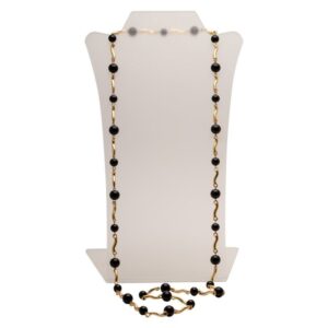 5244 thickbox default N12588.13 Long collier dore avec des perles noires.jpg